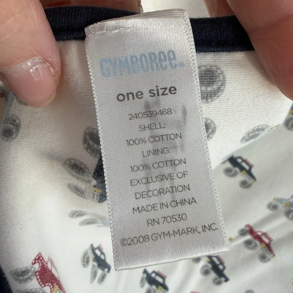 Gymboree Lil' Monster Truck‎ Cotton Baby Blanket Double Sided Reservable 35